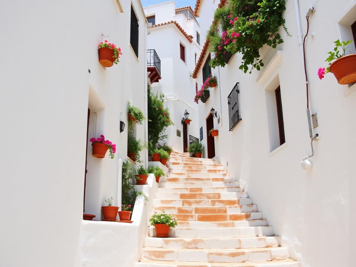 Barrio de Santa Cruz — whitewashed hillside old town.