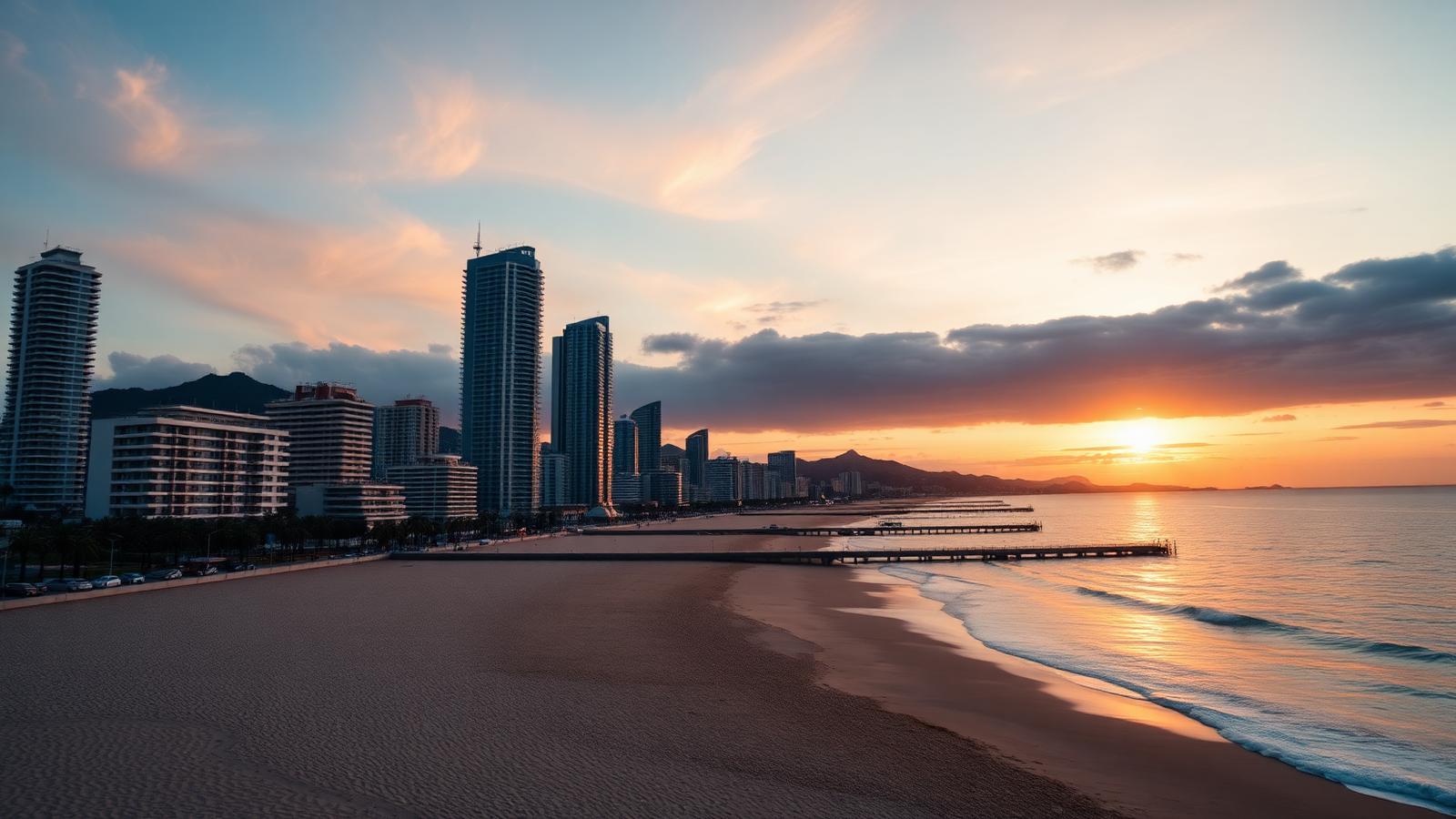 Skyline of Benidorm