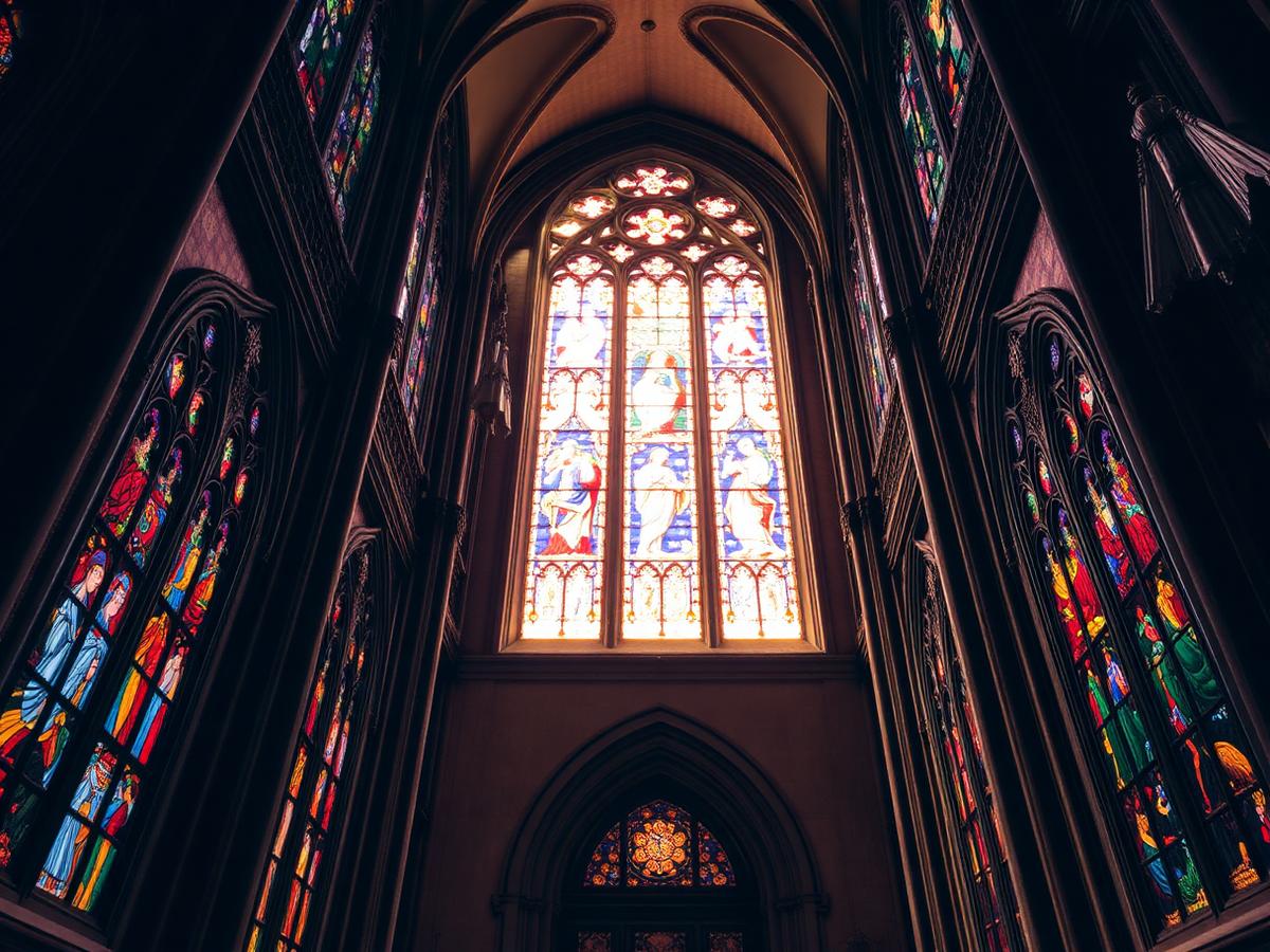 León Cathedral stained glass — one of Europe's finest.