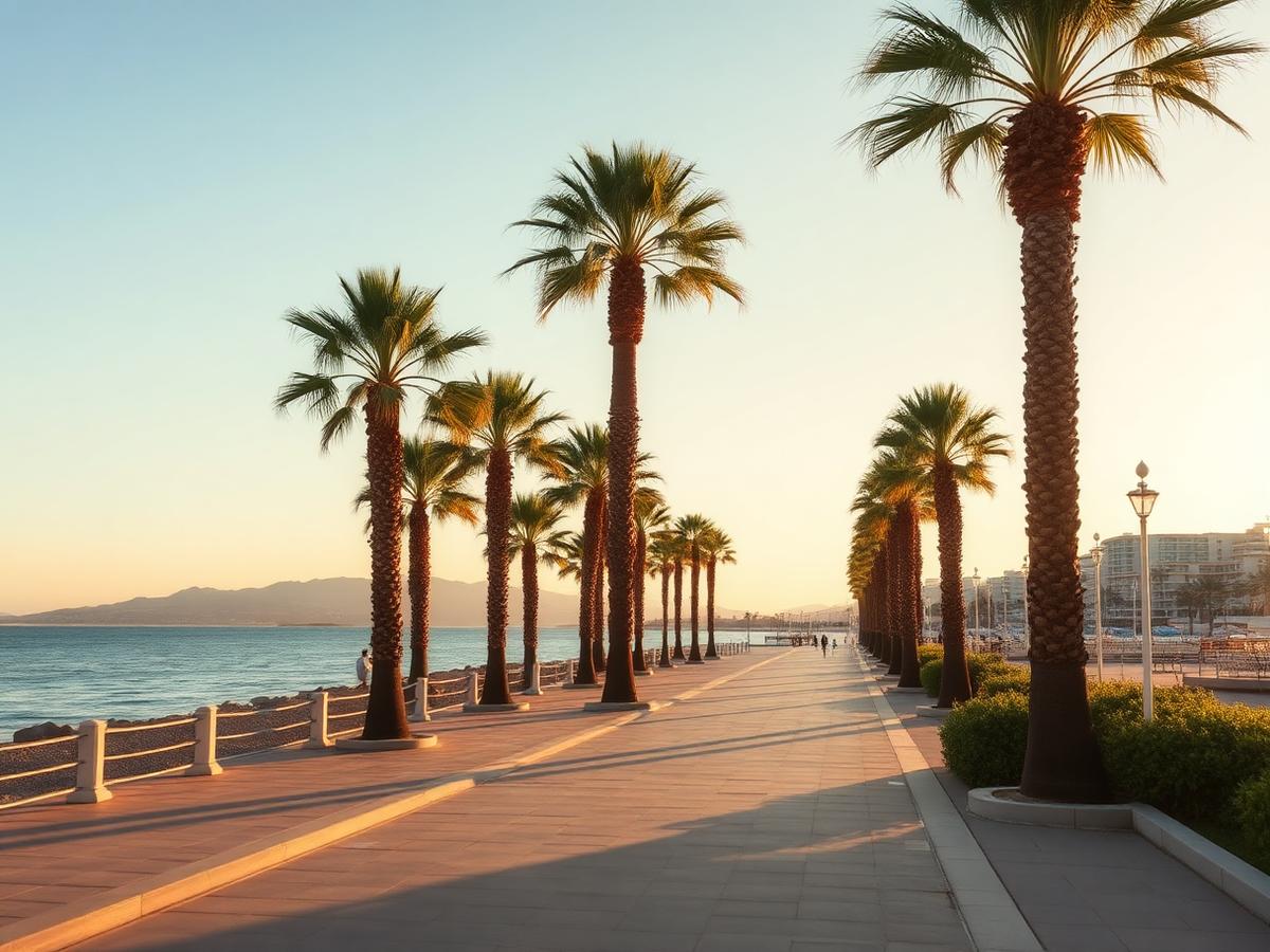 Paseo Marítimo — Marbella's beachfront promenade.