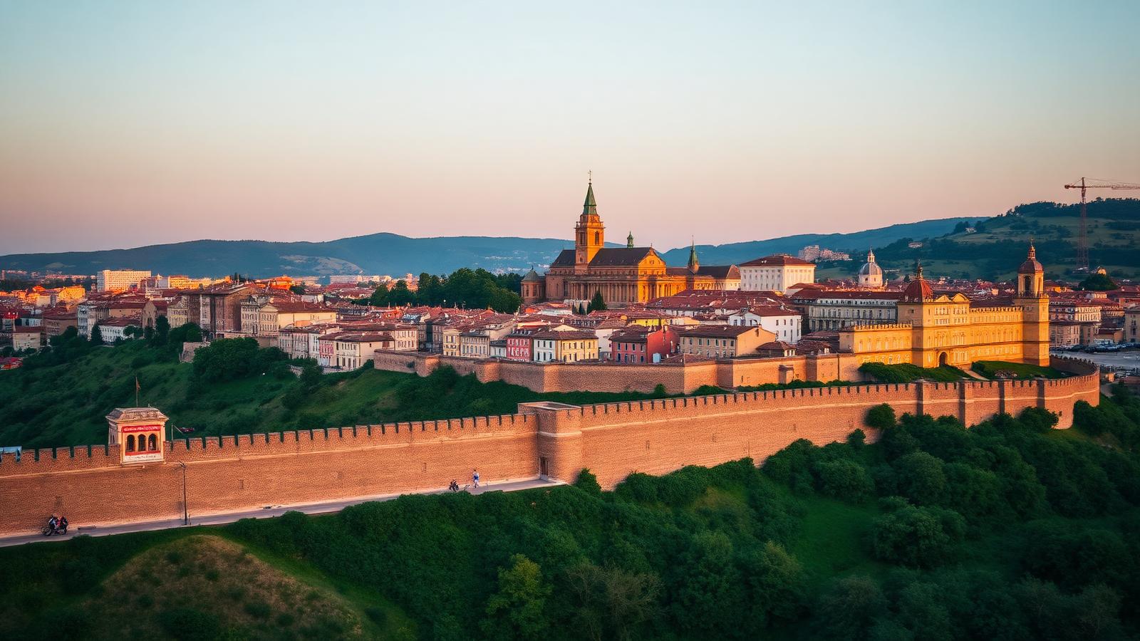 Skyline of Pamplona