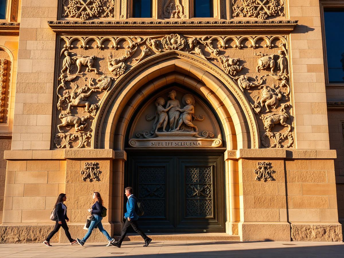 Plateresque façade of the University of Salamanca.