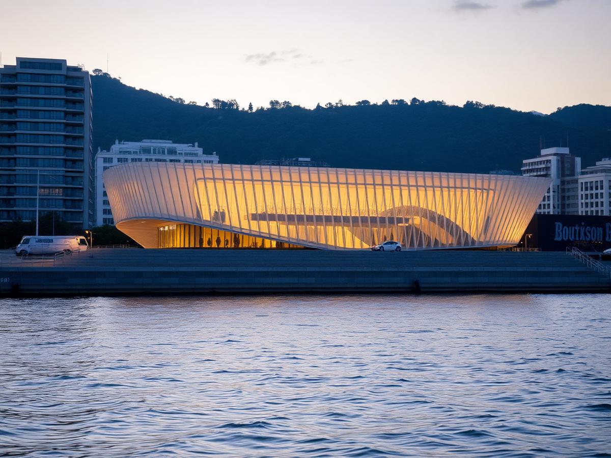 Centro Botín — Renzo Piano's arts centre over the bay.