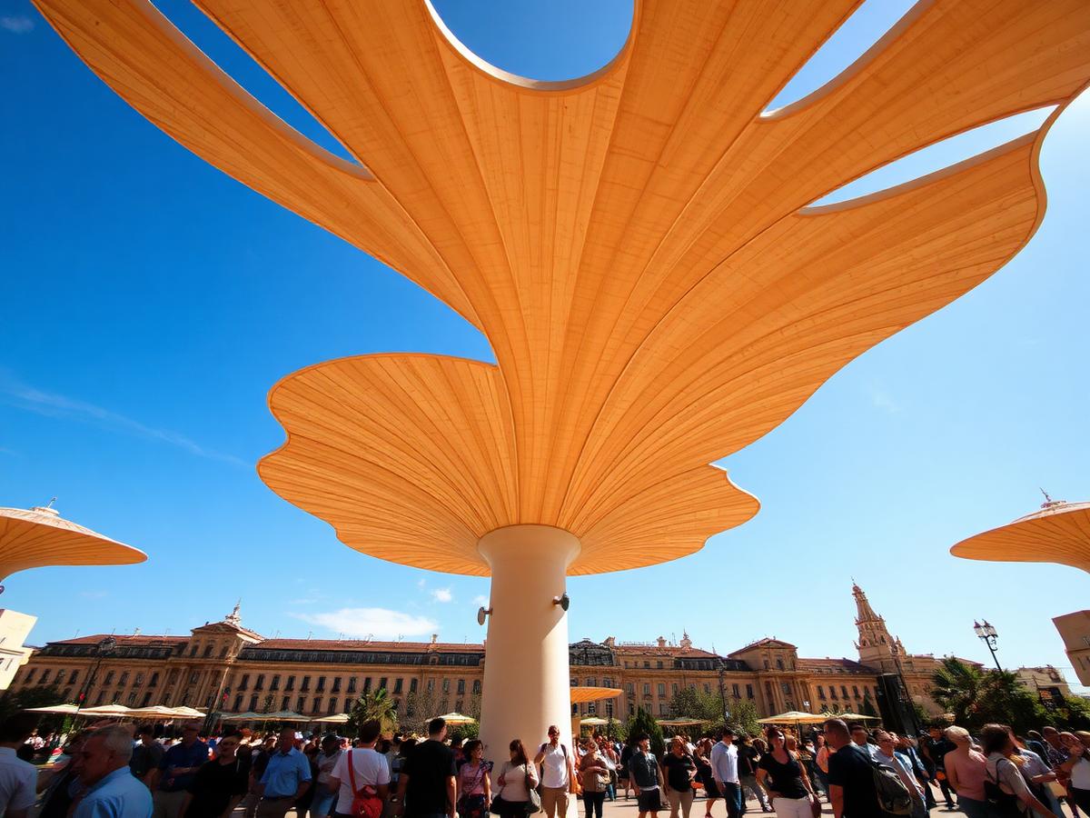 Metropol Parasol — the wooden canopy above Encarnación.