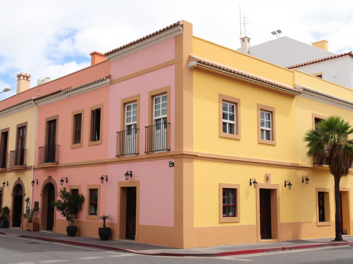La Laguna — pastel colonial old town.