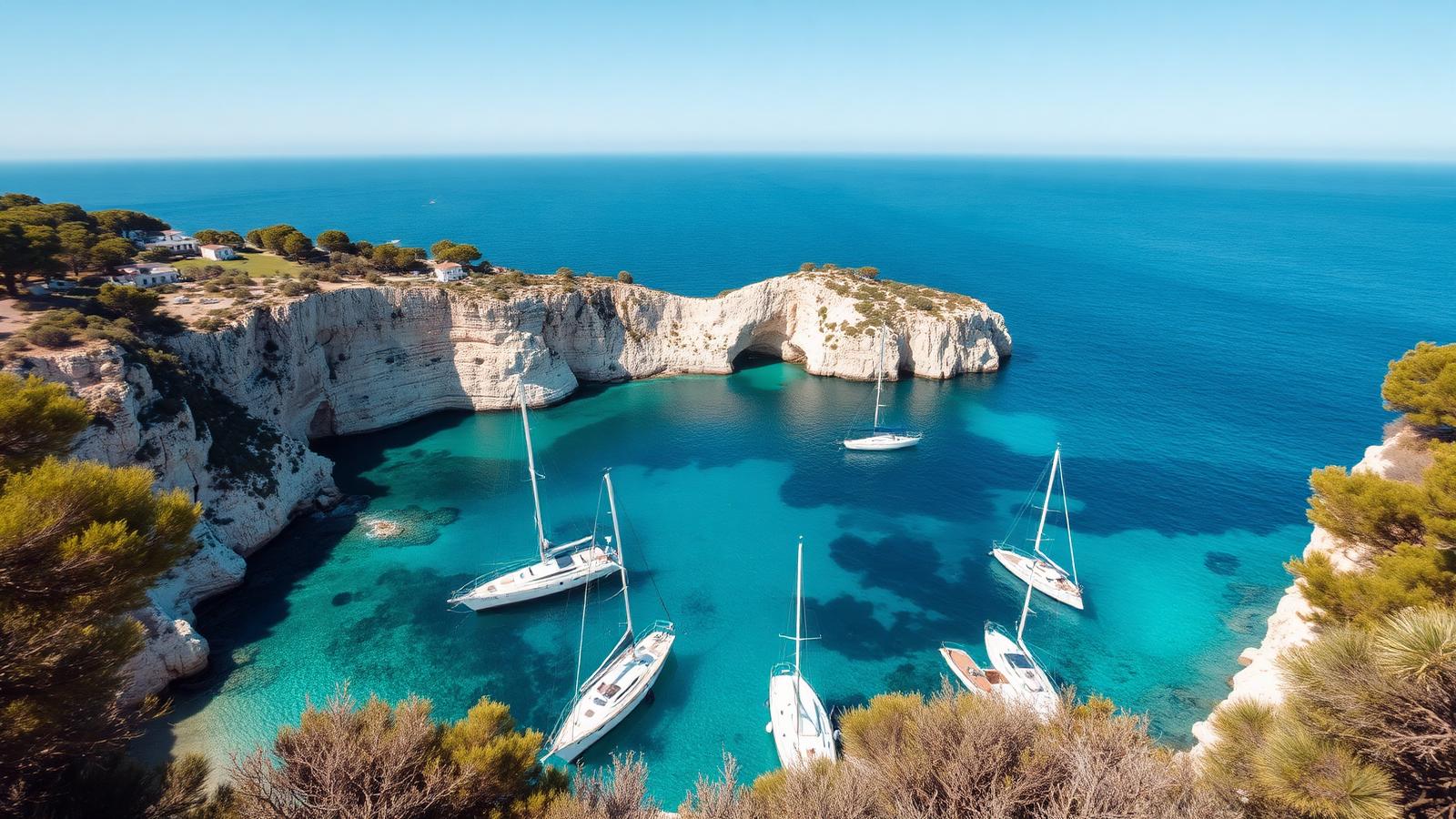 Skyline of The Balearic Islands