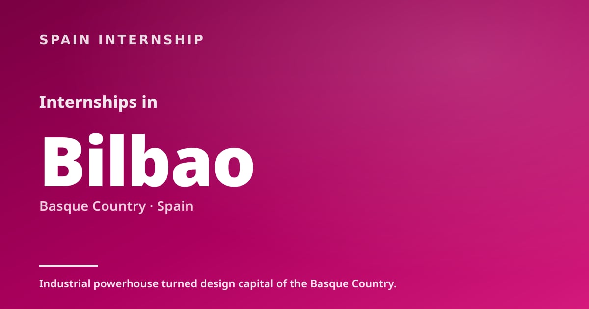 Accredited English Teaching Assistant Internship (Bilbao) - Paid ...